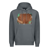 Rock Wood Glitter Leopard Pattern Frame Premium Hoodie - Bettercallsaul