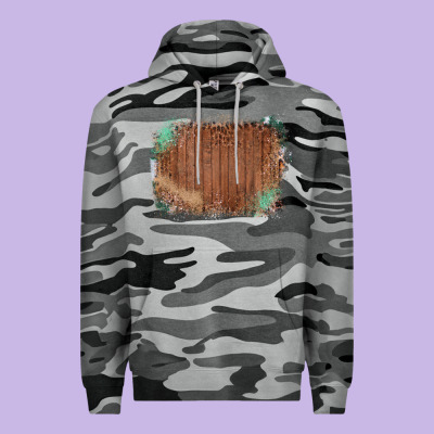 Wood Glitter Leopard Pattern Frame Premium Hoodie Designed By Bettercallsaul