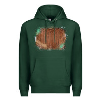 Sports Green Wood Glitter Leopard Pattern Frame Premium Hoodie - Bettercallsaul