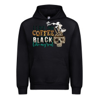 Black i like my coffee black like my soul Urban Hoodie - Jasminsmagicworld