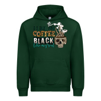 Forest Green i like my coffee black like my soul Urban Hoodie - Jasminsmagicworld