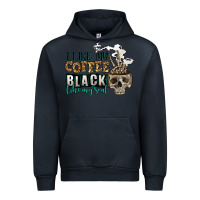 Navy i like my coffee black like my soul Urban Hoodie - Jasminsmagicworld