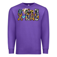 Purple x ray Premium Sweatshirt - Zillion Design Studio