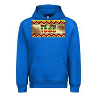 Cobalt juneteenth 1865 leopard licence plate template Urban Hoodie - Artiststas