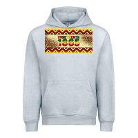 Heather Grey juneteenth 1865 leopard licence plate template Urban Hoodie - Artiststas
