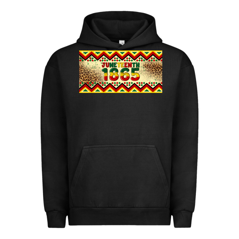 Juneteenth 1865 Leopard Licence Plate Template Urban Hoodie by Artiststas | Teevron
