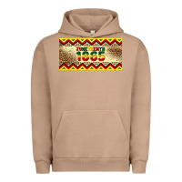 Pigment Burro juneteenth 1865 leopard licence plate template Urban Hoodie - Artiststas
