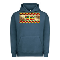 Pigment Midnight Navy juneteenth 1865 leopard licence plate template Urban Hoodie - Artiststas