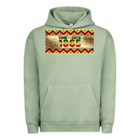Pigment Oil Green juneteenth 1865 leopard licence plate template Urban Hoodie - Artiststas