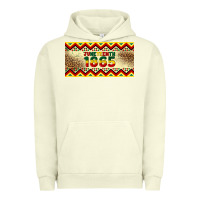 Pigment Pistachio juneteenth 1865 leopard licence plate template Urban Hoodie - Artiststas