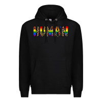 Black human Premium Hoodie - JahusDesignShop