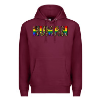 Burgundy human Premium Hoodie - JahusDesignShop