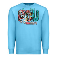 Ocean Blue pcu Premium Sweatshirt - Zillion Design Studio