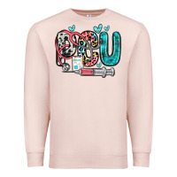 Pale Pink pcu Premium Sweatshirt - Zillion Design Studio