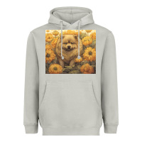 Moon Dust chow chow Heavyweight Hoodie - Unal Design