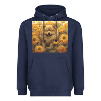 Navy chow chow Heavyweight Hoodie - Unal Design