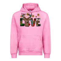 Fuchsia Pink love christmas Urban Hoodie - JahusDesignShop