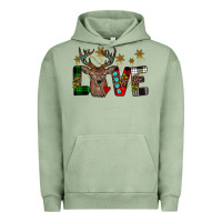 Pigment Oil Green love christmas Urban Hoodie - JahusDesignShop