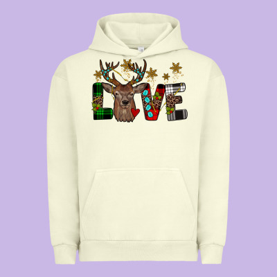 Love Christmas Urban Hoodie Designed By Jahusdesignshop