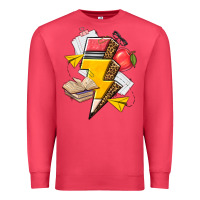 Cardinal teacher lightning bolt Premium Sweatshirt - texasbilliewilder