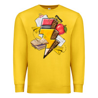 Lemon teacher lightning bolt Premium Sweatshirt - texasbilliewilder