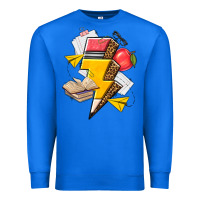 True Royal teacher lightning bolt Premium Sweatshirt - texasbilliewilder