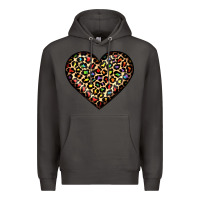 Smoke pride leopard heart Premium Hoodie - JahusDesignShop