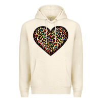 Tofu pride leopard heart Premium Hoodie - JahusDesignShop
