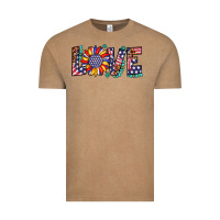 Vintage Coffee love sunflower usa flag leopard Vintage Tee - Artiststas