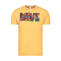 Vintage Mustard love sunflower usa flag leopard Vintage Tee - Artiststas