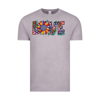 Vintage Zinc love sunflower usa flag leopard Vintage Tee - Artiststas
