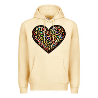 Pina Colada pride leopard heart Premium Hoodie - JahusDesignShop
