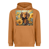 Meerkat dachshund Heavyweight Hoodie - Unal Design