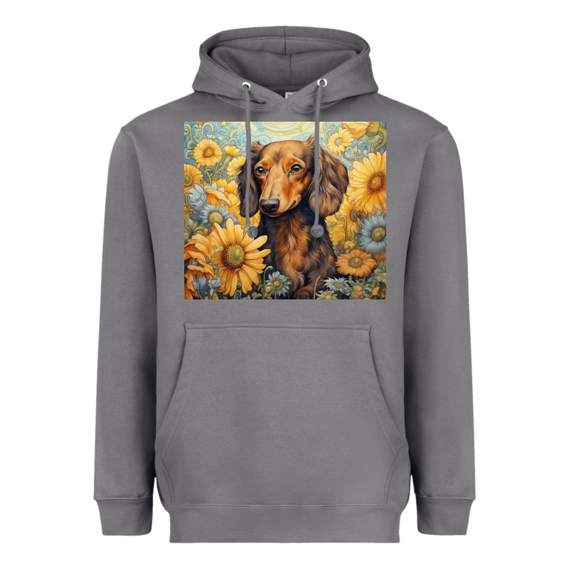 Dachshund Heavyweight Hoodie by Unal Design | Teevron