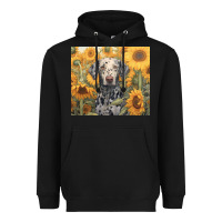 Black dalmatian Heavyweight Hoodie - Unal Design