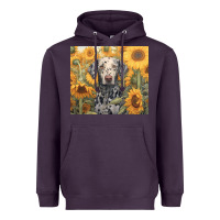 Plum dalmatian Heavyweight Hoodie - Unal Design