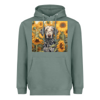 Sage dalmatian Heavyweight Hoodie - Unal Design