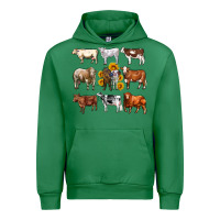 Emerald western cowsand sunflowers Urban Hoodie - AdoDesignShop