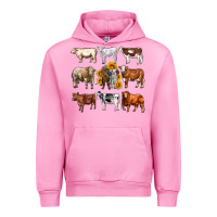 Fuchsia Pink western cowsand sunflowers Urban Hoodie - AdoDesignShop