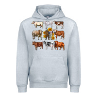 Heather Grey western cowsand sunflowers Urban Hoodie - AdoDesignShop