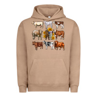 Pigment Burro western cowsand sunflowers Urban Hoodie - AdoDesignShop