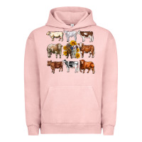 Pigment Salmon western cowsand sunflowers Urban Hoodie - AdoDesignShop