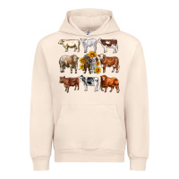 Sandshell western cowsand sunflowers Urban Hoodie - AdoDesignShop