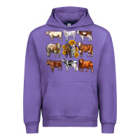 Tulip western cowsand sunflowers Urban Hoodie - AdoDesignShop