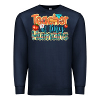 Navy teacher of tiny humans Premium Sweatshirt - texasbilliewilder