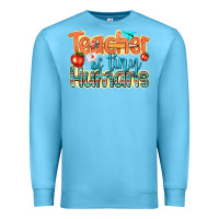 Ocean Blue teacher of tiny humans Premium Sweatshirt - texasbilliewilder
