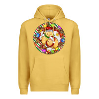 Antique Gold Christmas chick Premium Hoodie - Artiststas