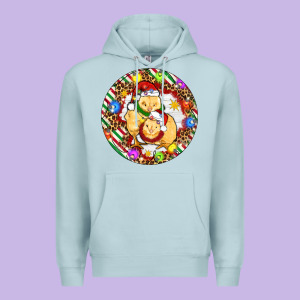 Christmas Chick Premium Hoodie Designed By Artiststas