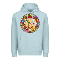 Blue Mist Christmas chick Premium Hoodie - Artiststas