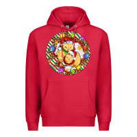 Cardinal Christmas chick Premium Hoodie - Artiststas